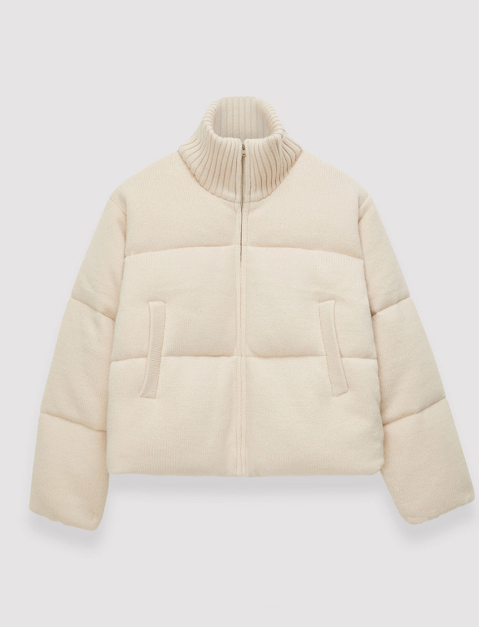 Soft Wool Puffer Jacket - 1