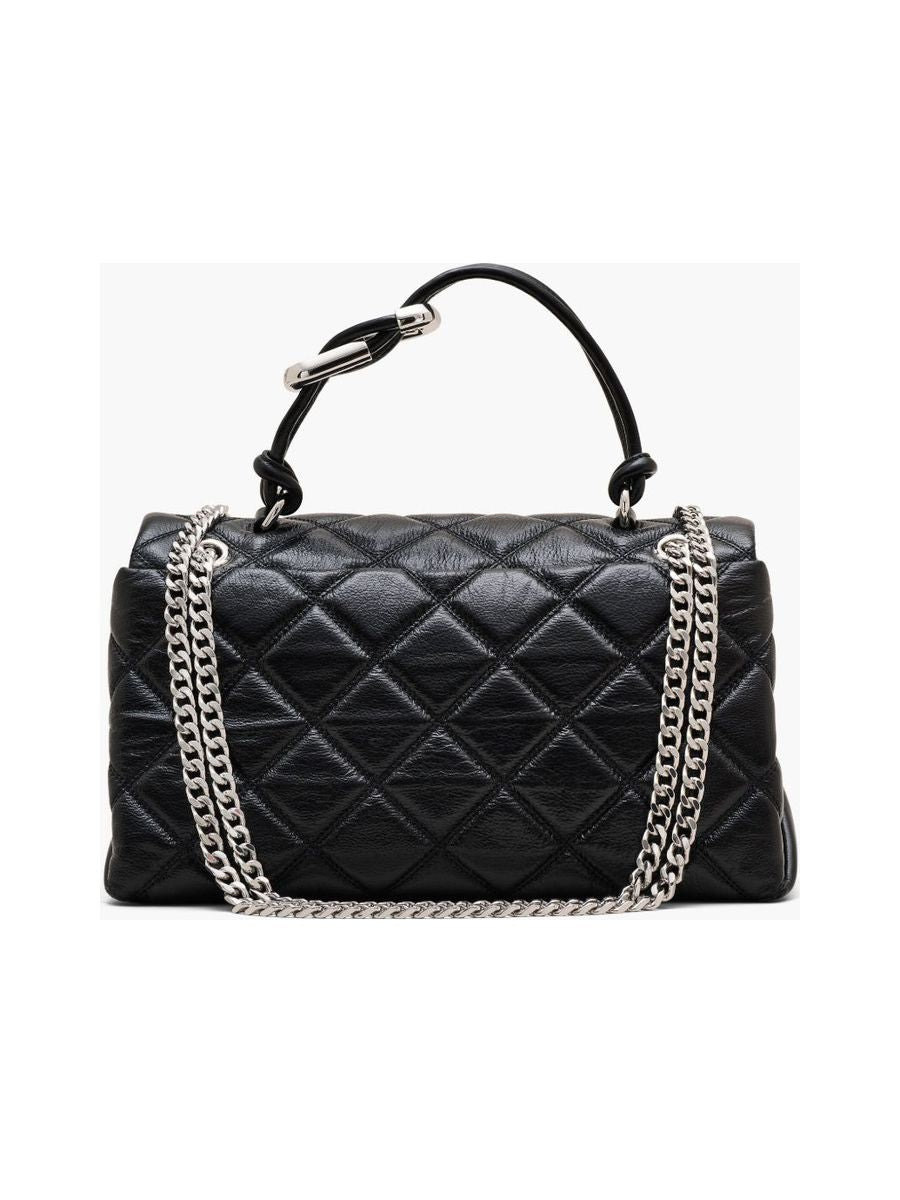 The Dual Chain Leather Shoulder Bag - 4