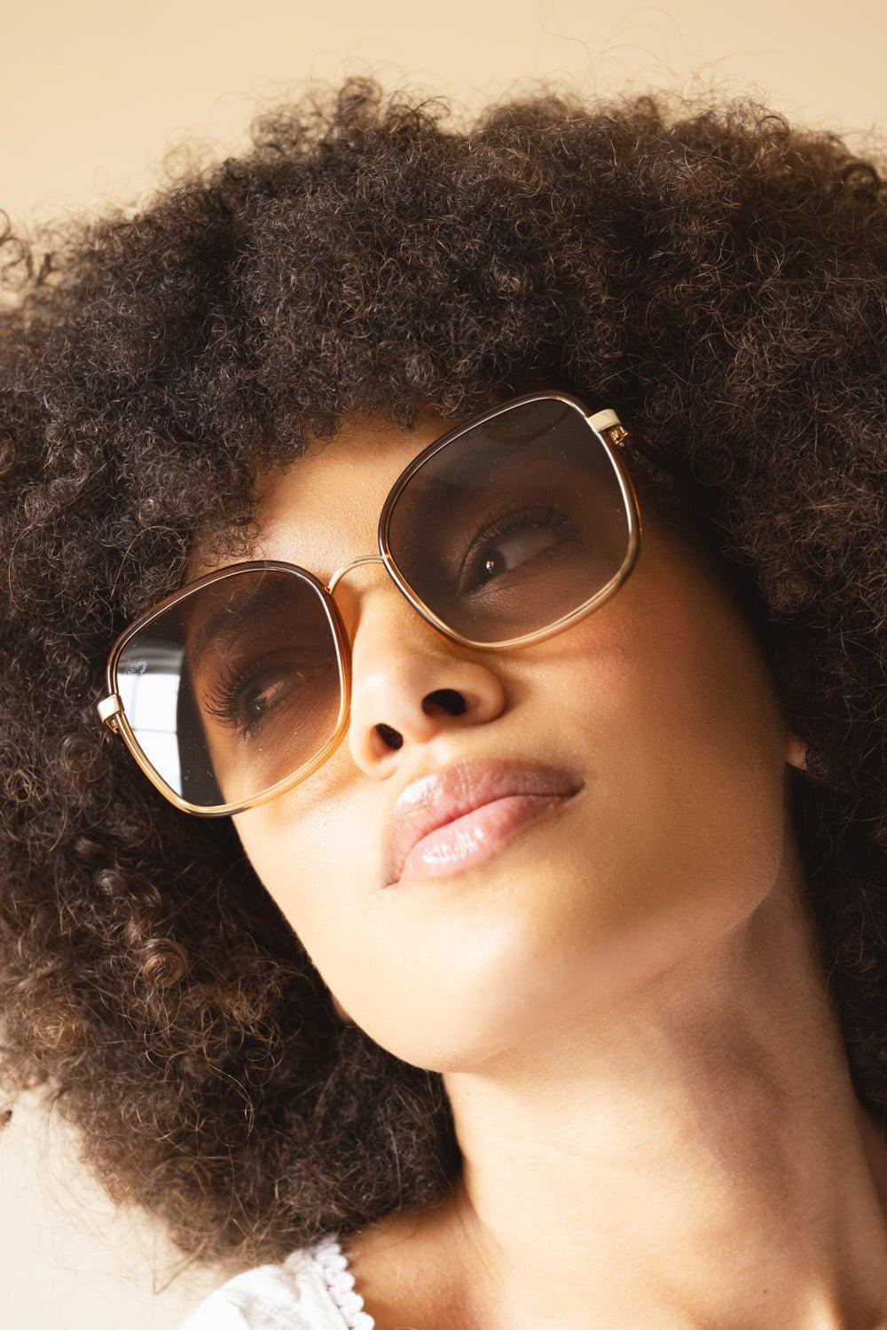 Full Rim Sunglasses - Brown - 3