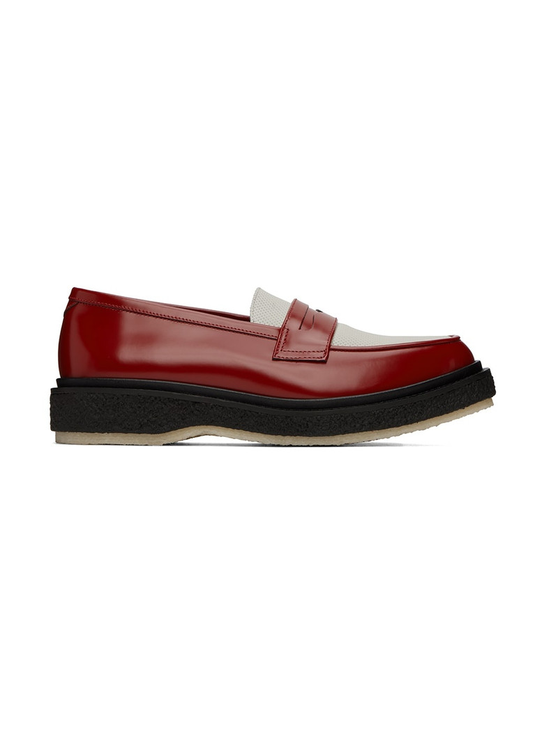 Red & White Type 5 Loafers 1