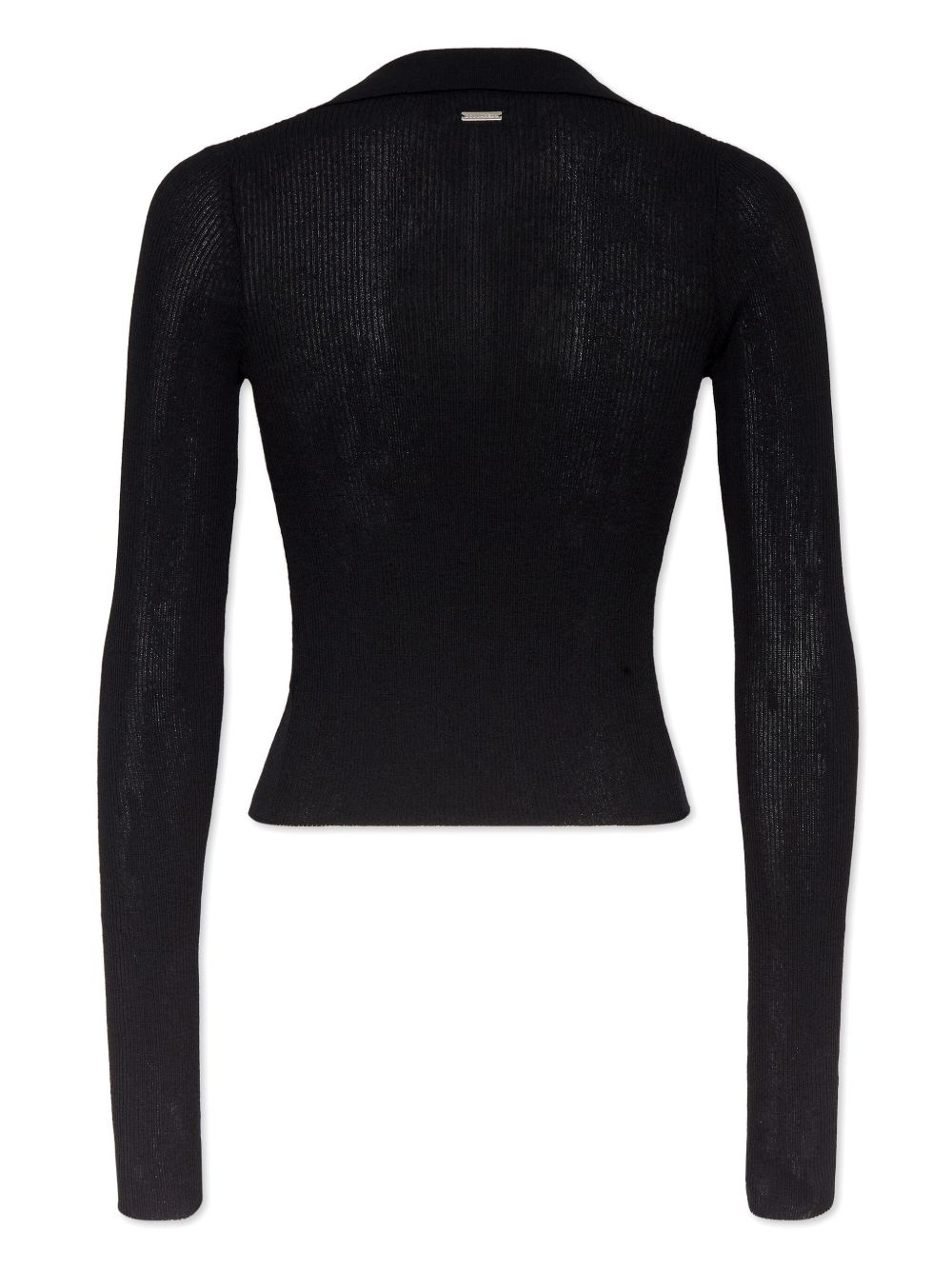 ribbed-knit cardigan - 2
