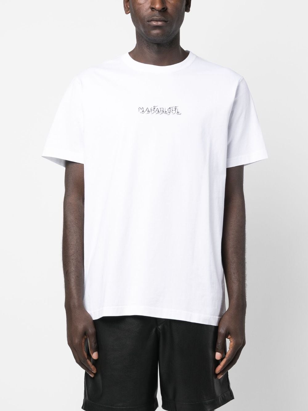 logo-print organic cotton T-shirt - 3