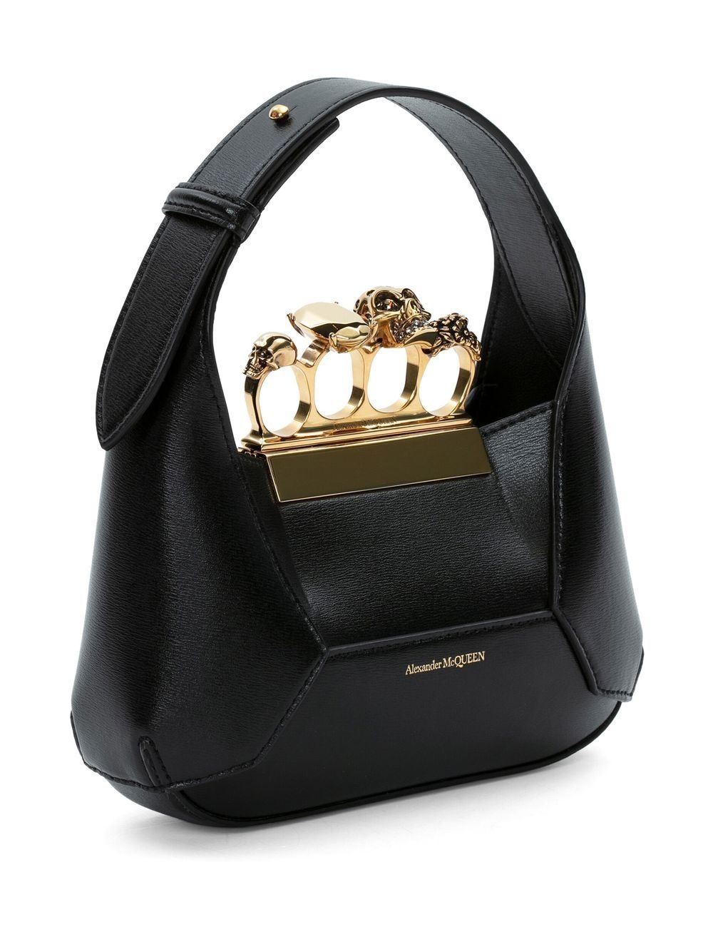 Jewelled Hobo leather mini bag - 3