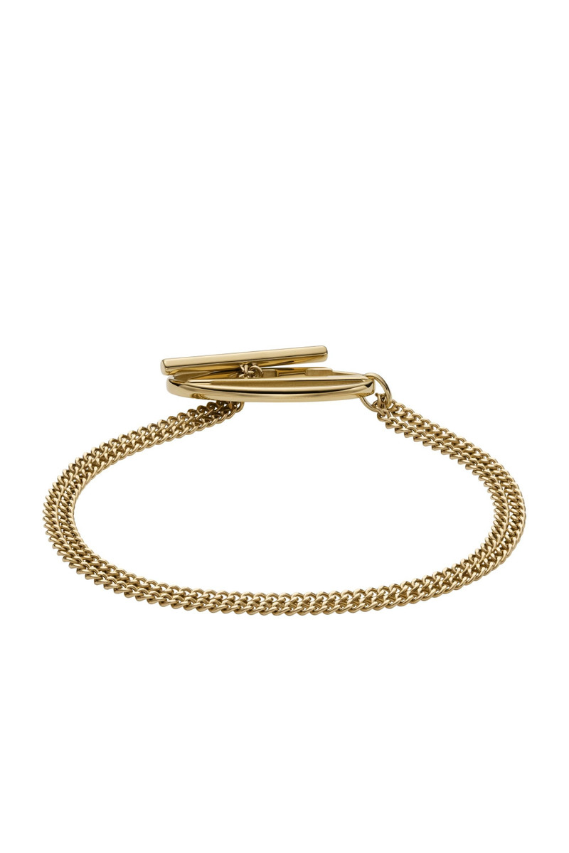 【DIESEL】Dx1571710 Jewel DX1571710 JEWEL Gold-Tone Stainless Steel Chain Bracelet