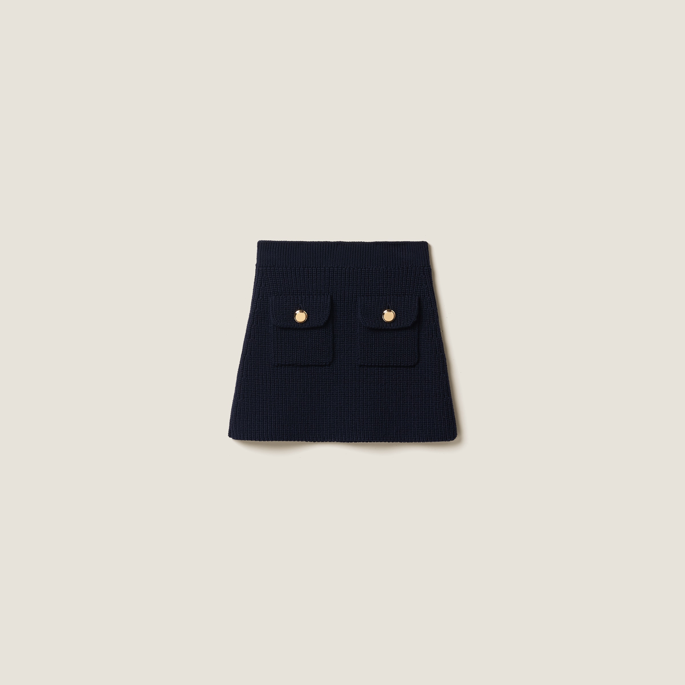 Wool miniskirt - 1