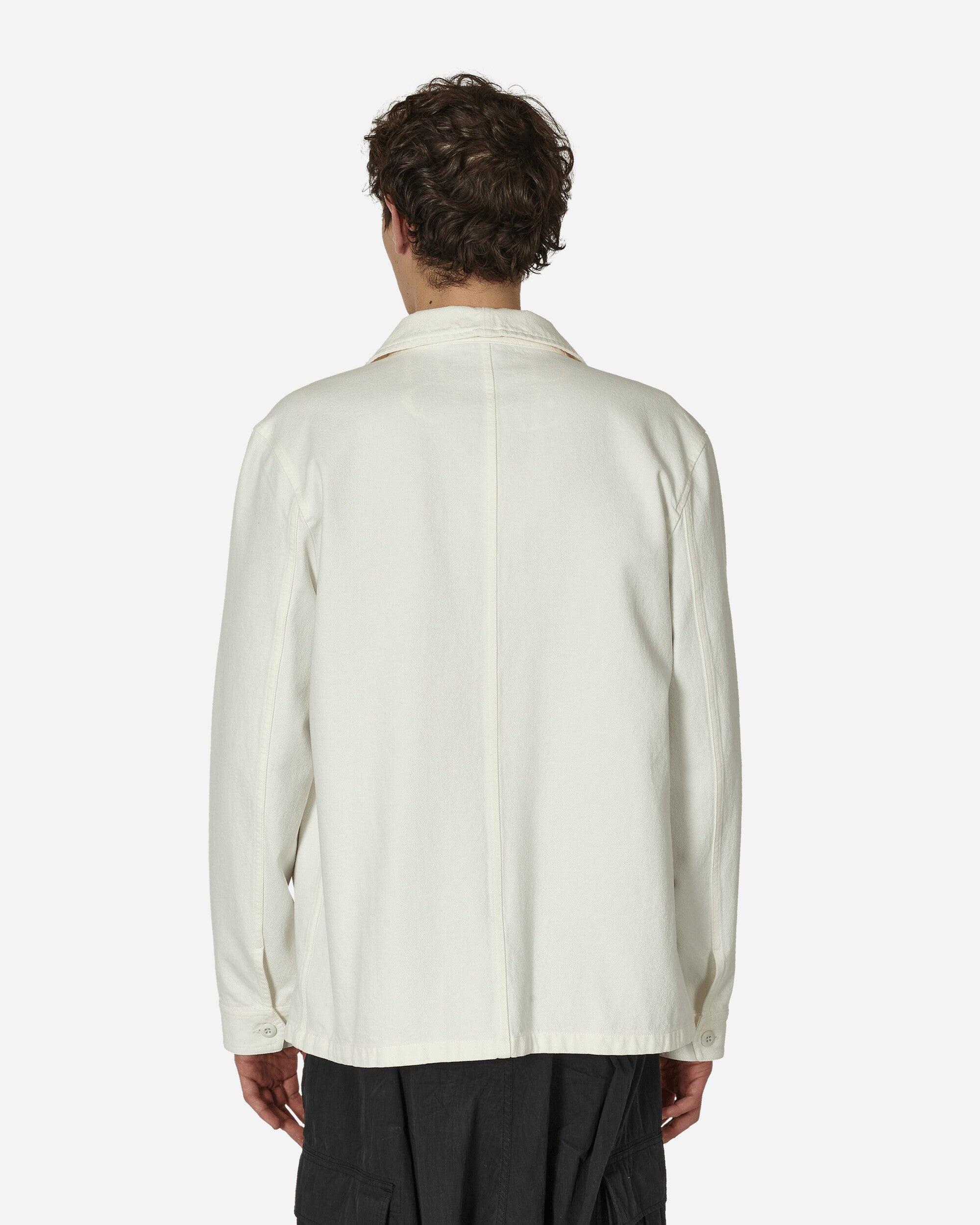 Connor Zipped Denim Jacket Off White - 3