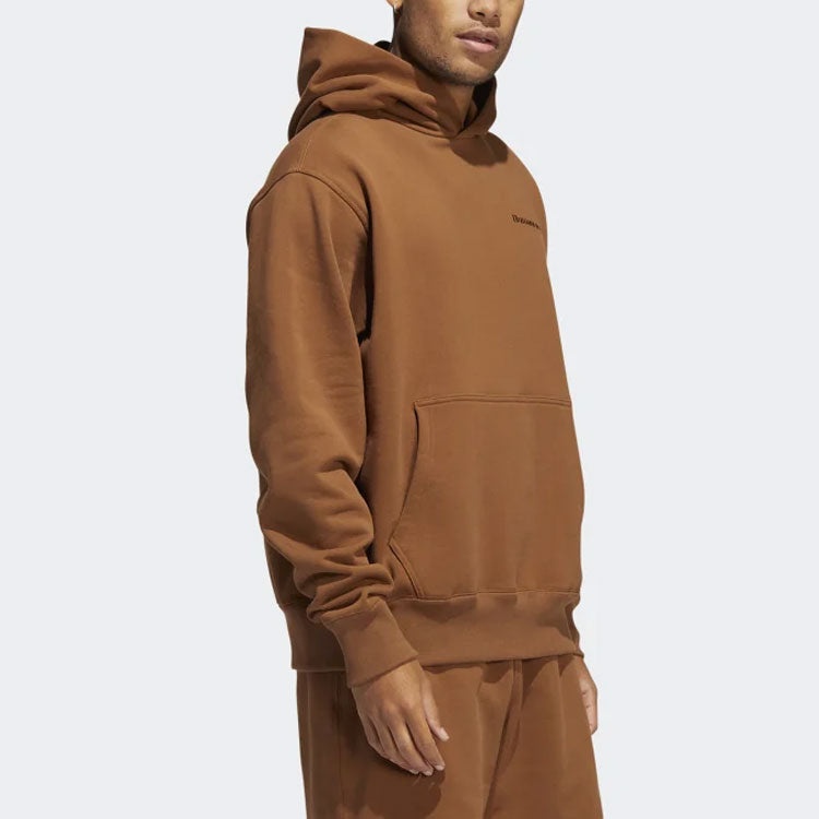 adidas originals x Pharrell Williams Crossover Solid Color Pullover Brown HF9904 - 4