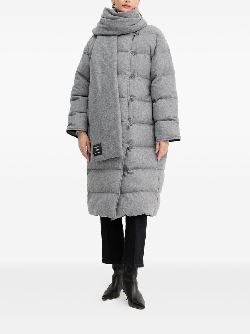 BOSS buttoned padded jacket outlook