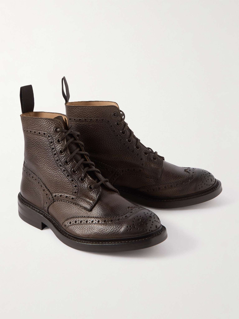 Stow in Dark Leather Boots 4
