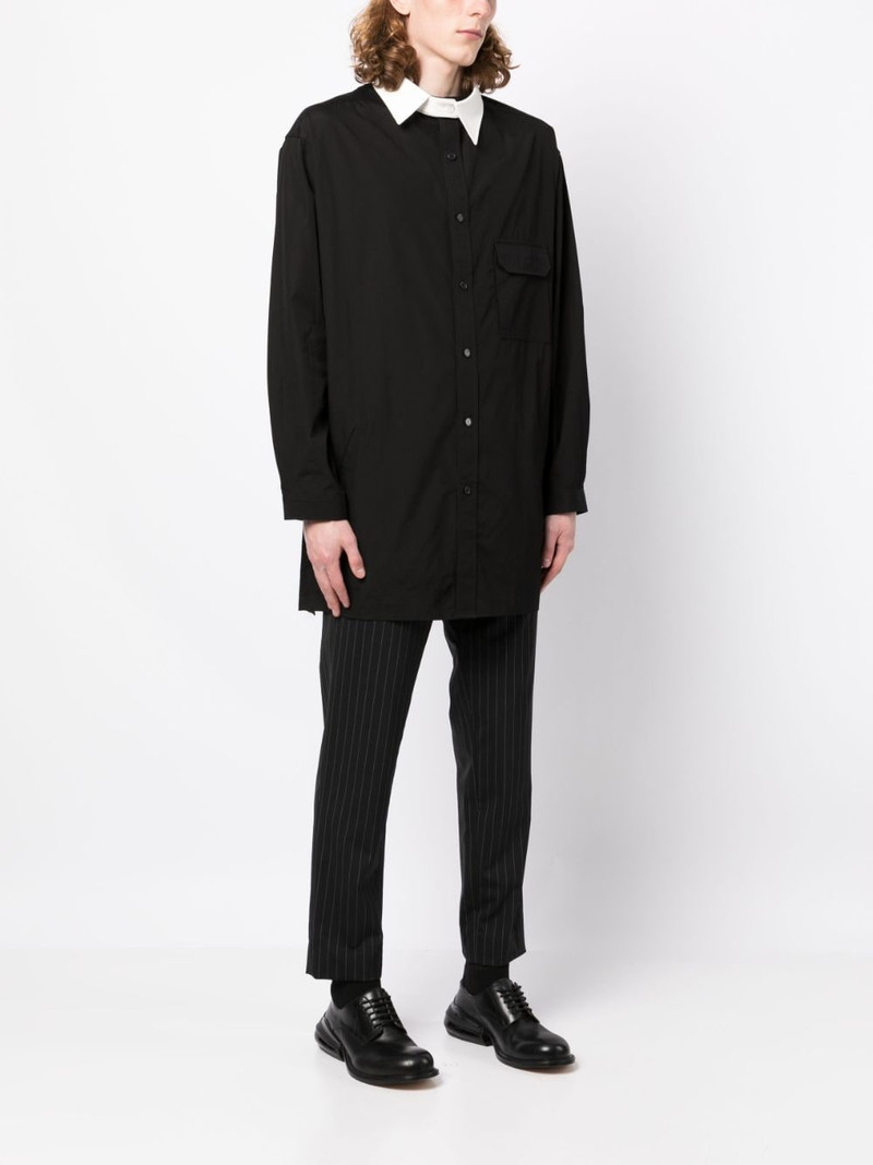 removable-collar cotton shirt 3