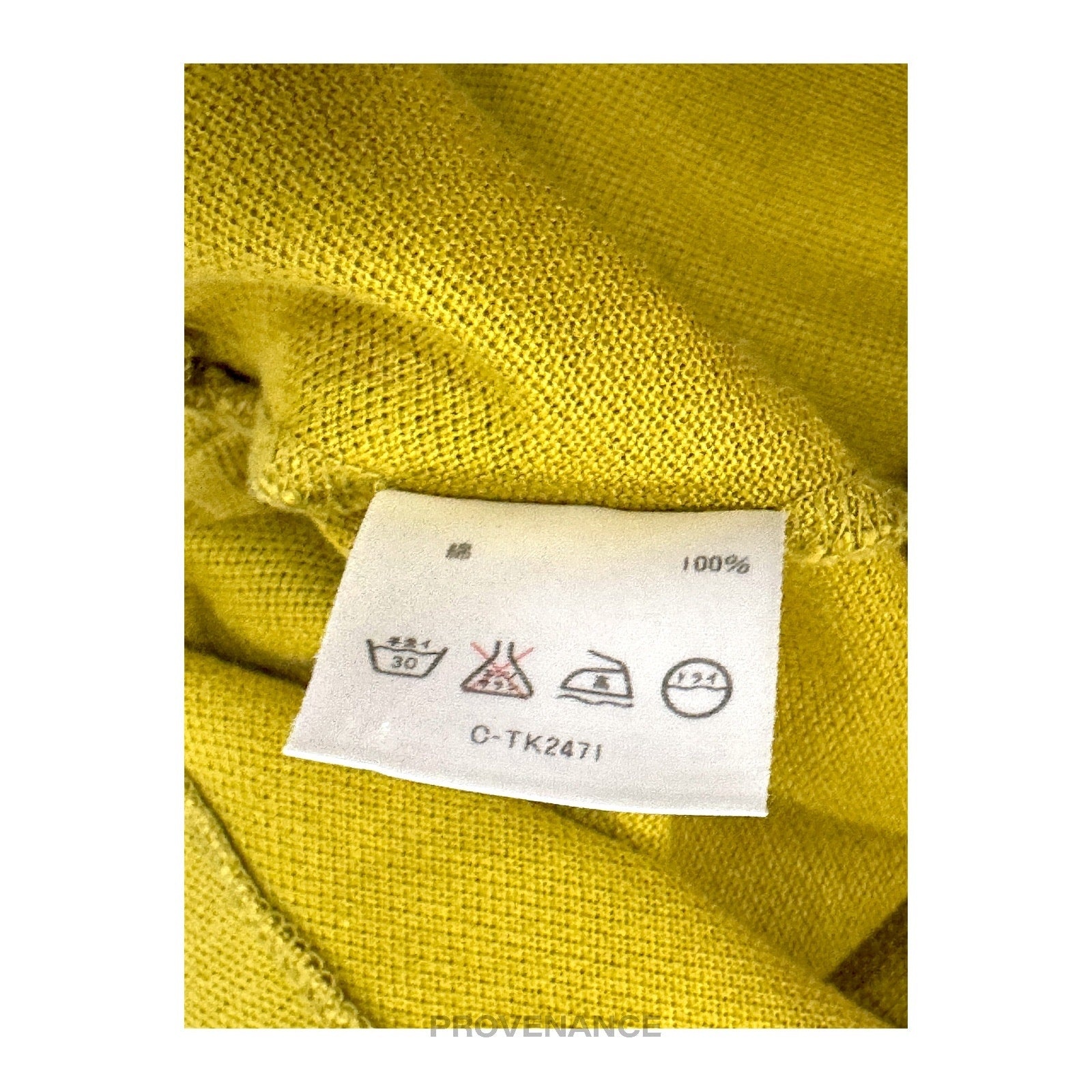 Lanvin Studio Polo Shirt Logo Floral - Golden Olive - 11