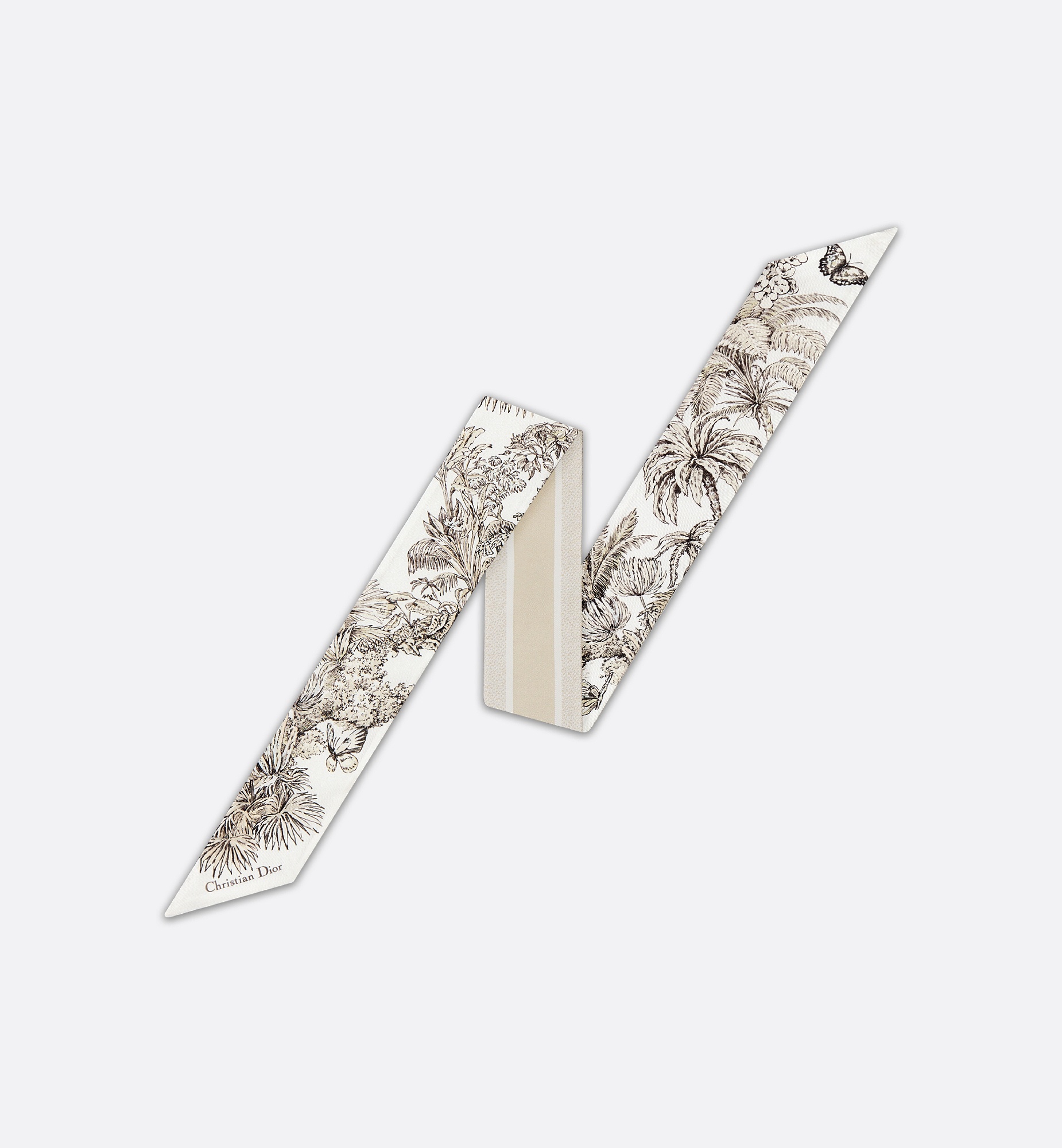 Dioriviera Toile de Jouy Palms Mitzah Scarf - 1