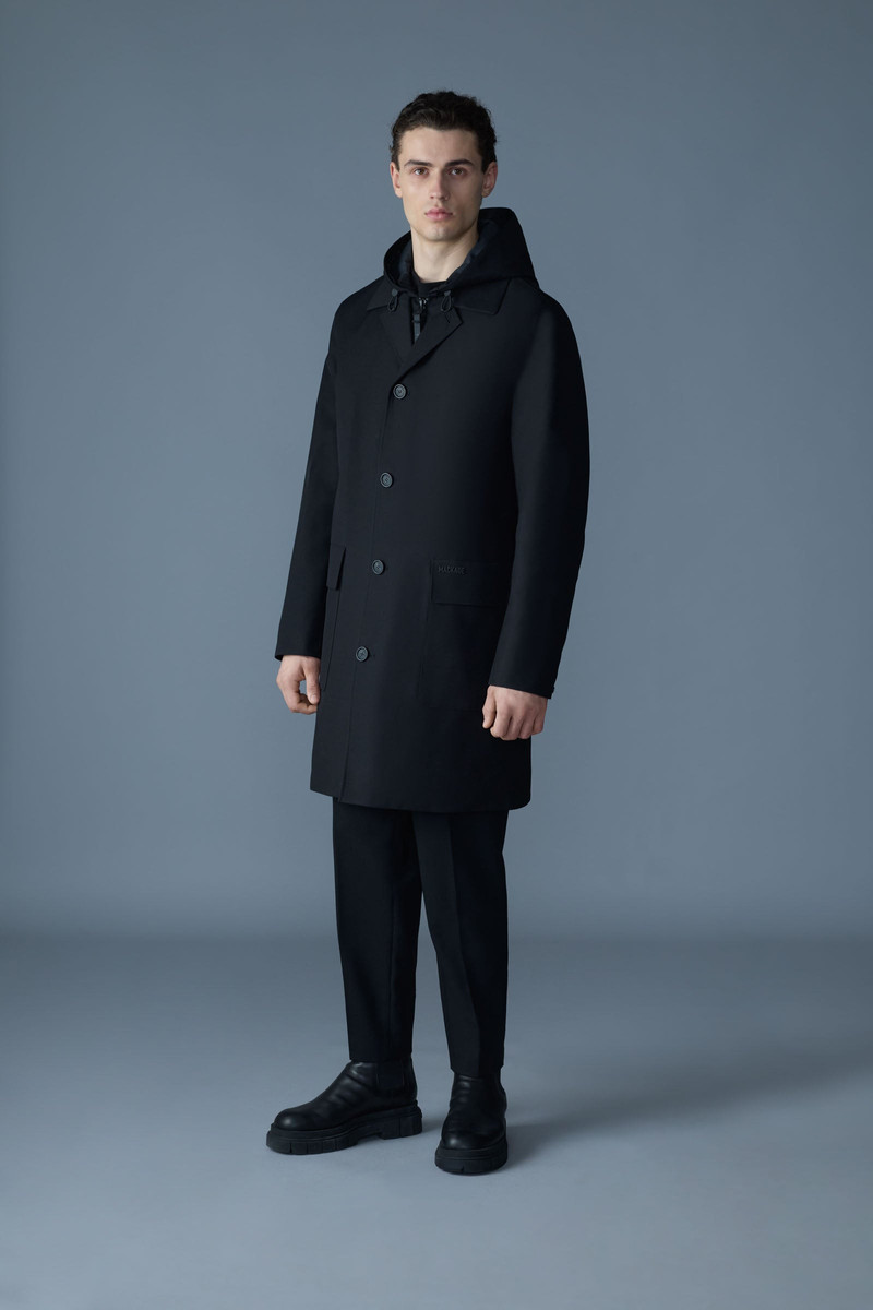 MACKAGE MATHIAS 3-in-1 Balmacaan Coat with Removable Down Liner outlook