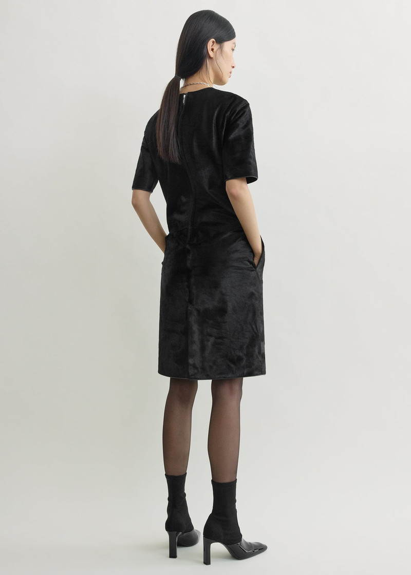 Leather dress black 4