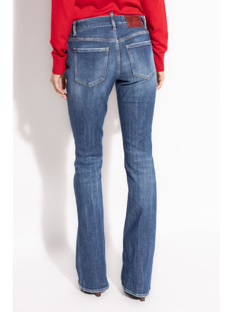mid-rise flared jeans 4