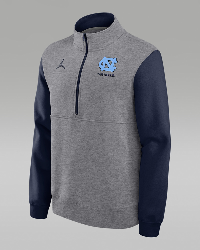 North Carolina Club Men's Jordan Brand College 1/2-Zip Crew 1