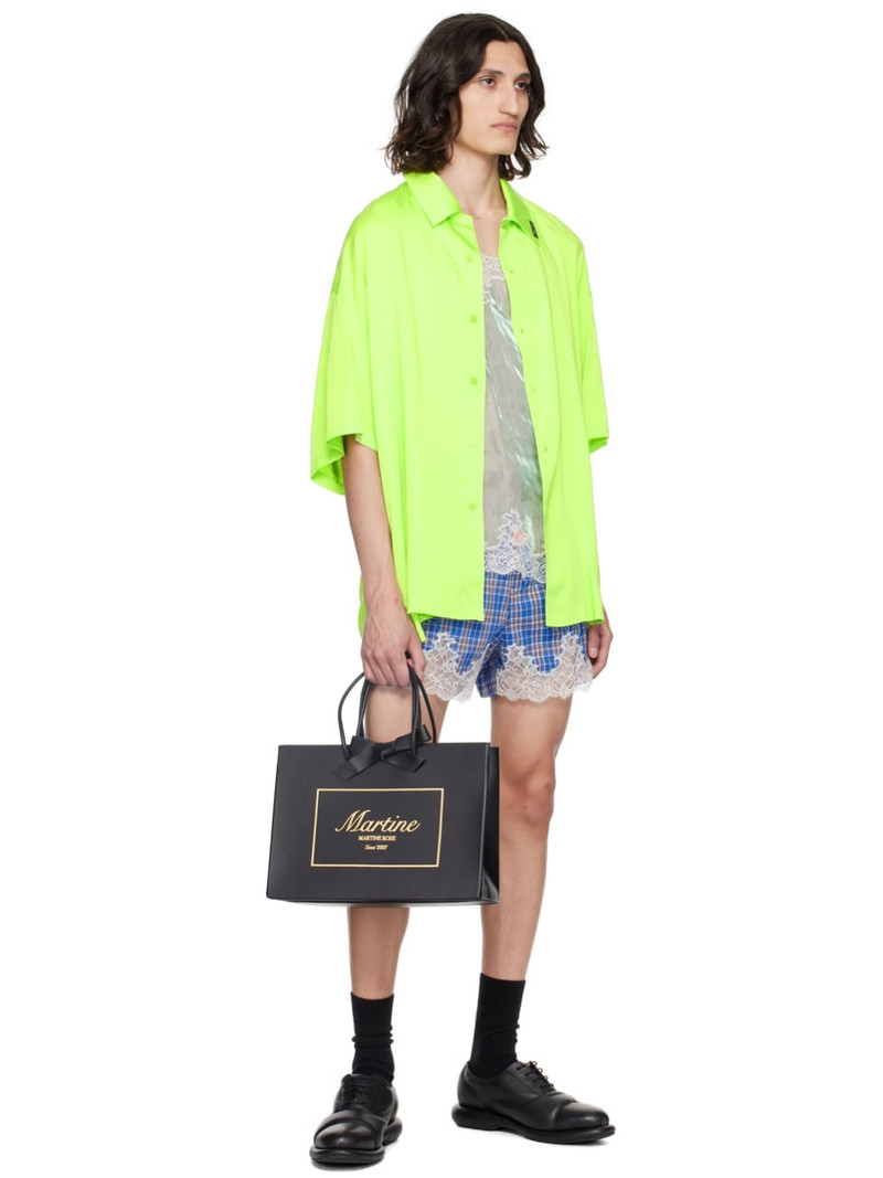 Martine Rose Green Layered Shirt outlook