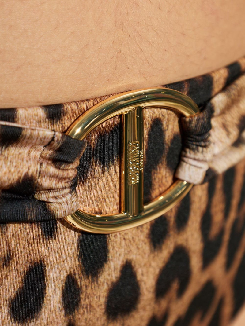 buckle leopard print bottoms 4