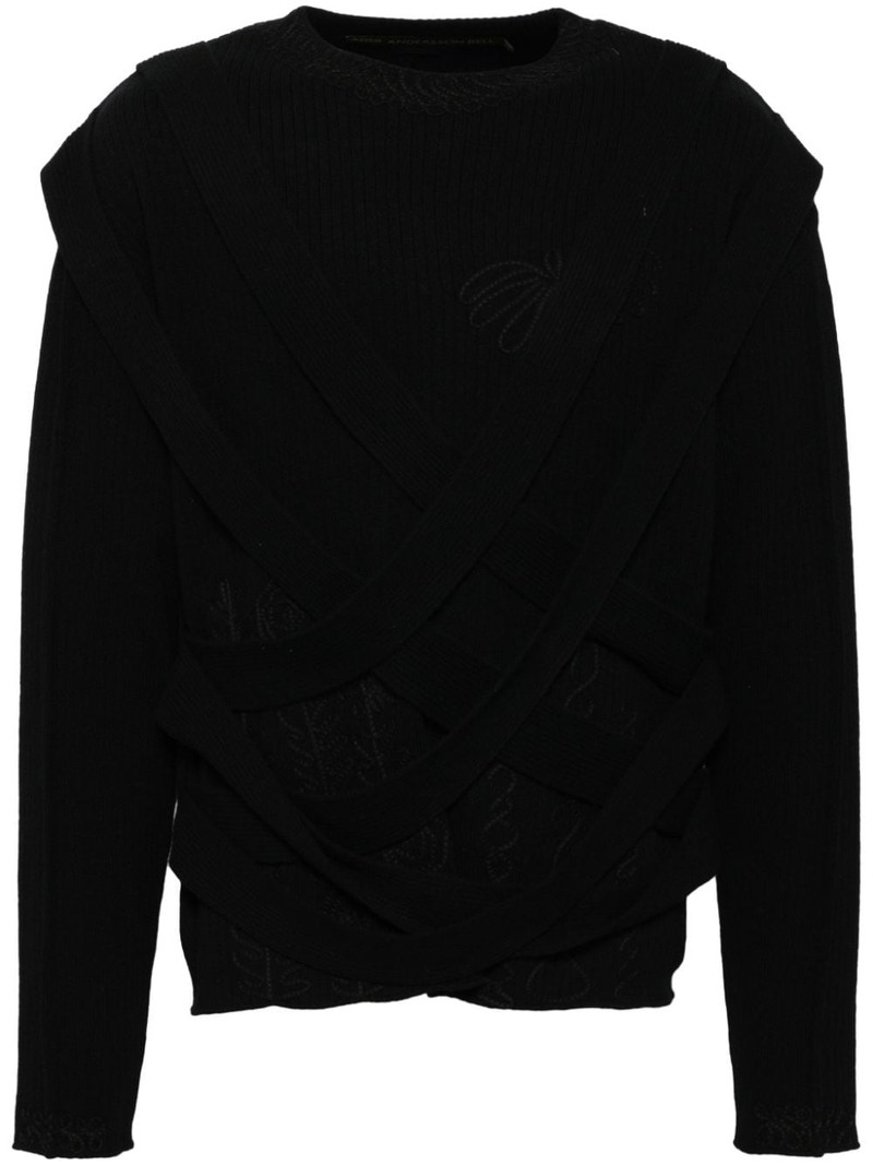 Harness crew-neck jumper 1