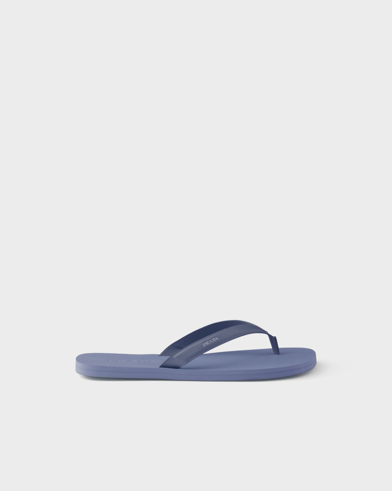 Prada Brushed leather flip-flops outlook