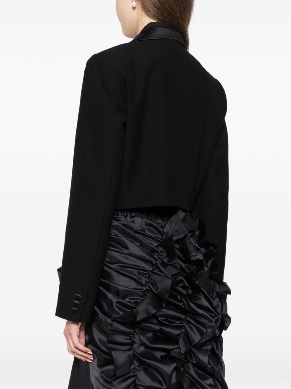 double-breasted tuxedo jacket - 4