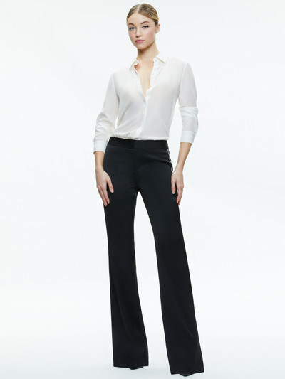 Alice + Olivia LIVI EMBELLISHED SIDE STRIPE PANT outlook