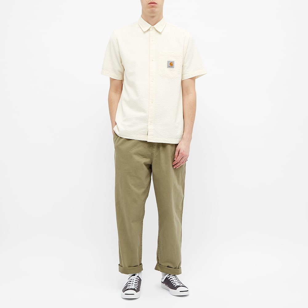 Carhartt WIP Short Sleeve Southfield Seersucker Shirt - 6