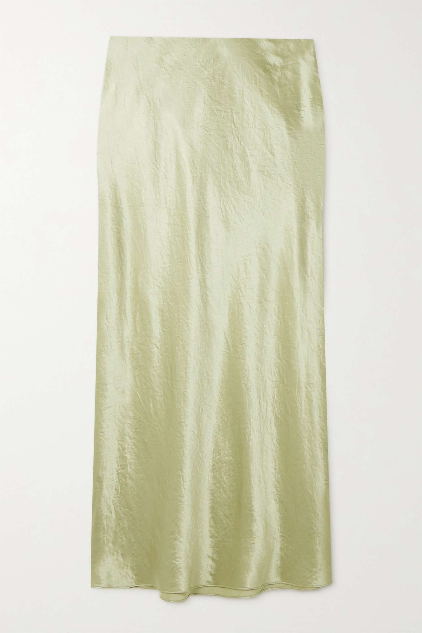 Satin midi skirt - 1