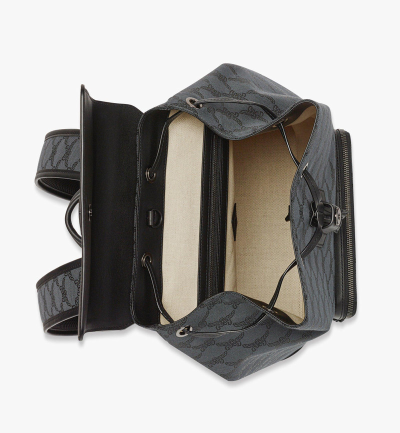 Himmel Drawstring Backpack in Lauretos Jacquard 4