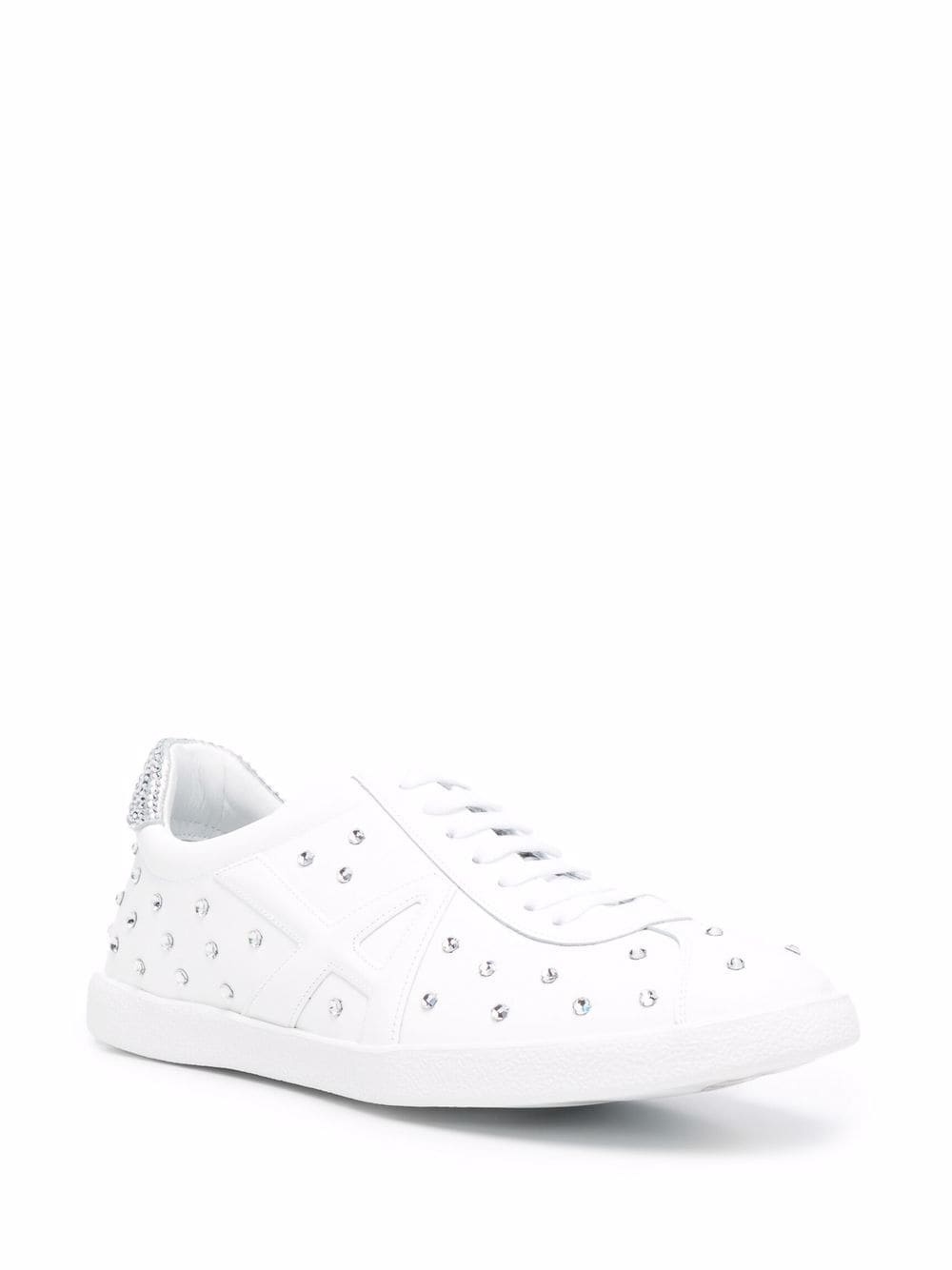 crystal-embellished sneakers - 2