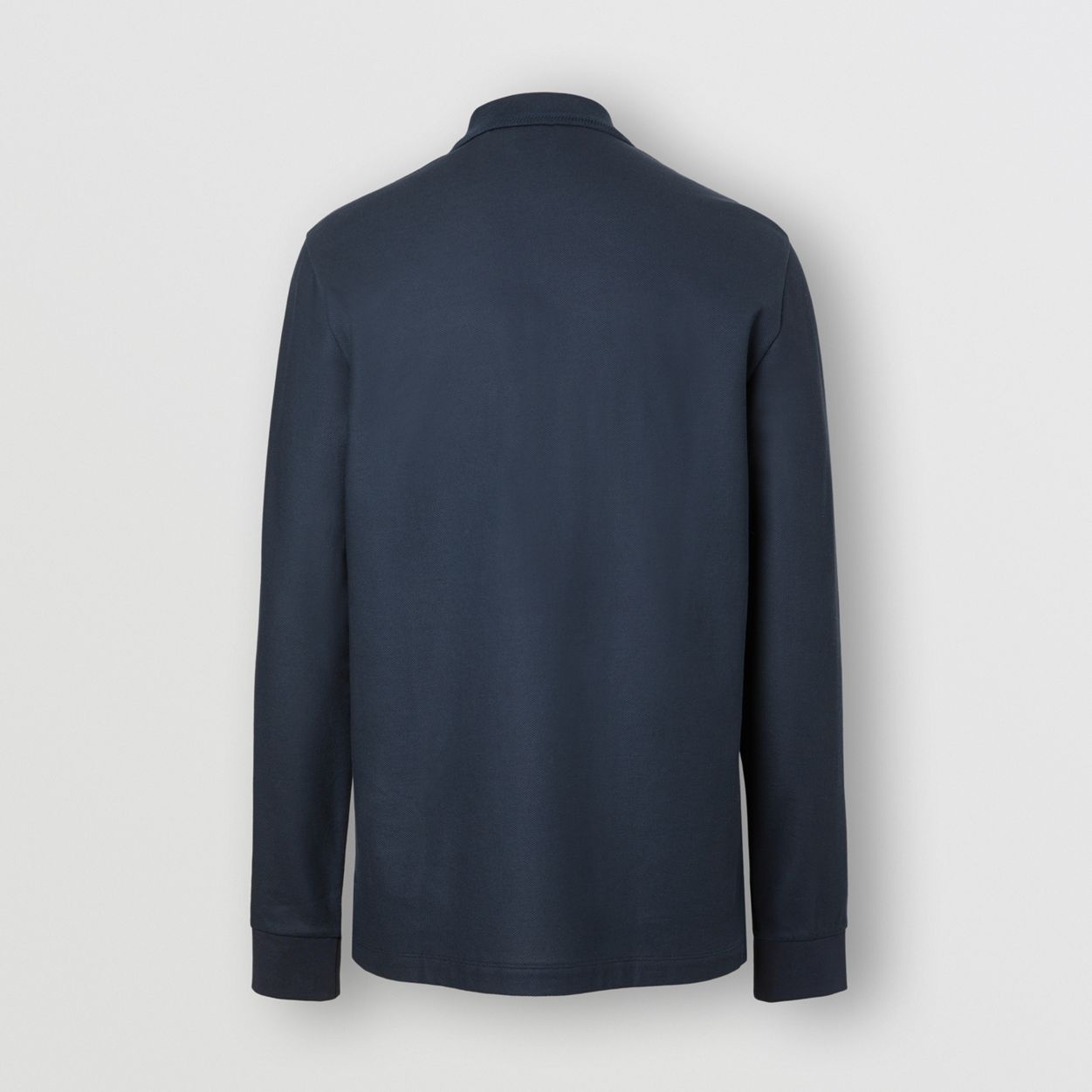 Long-sleeve Cotton Piqué Polo Shirt - 6