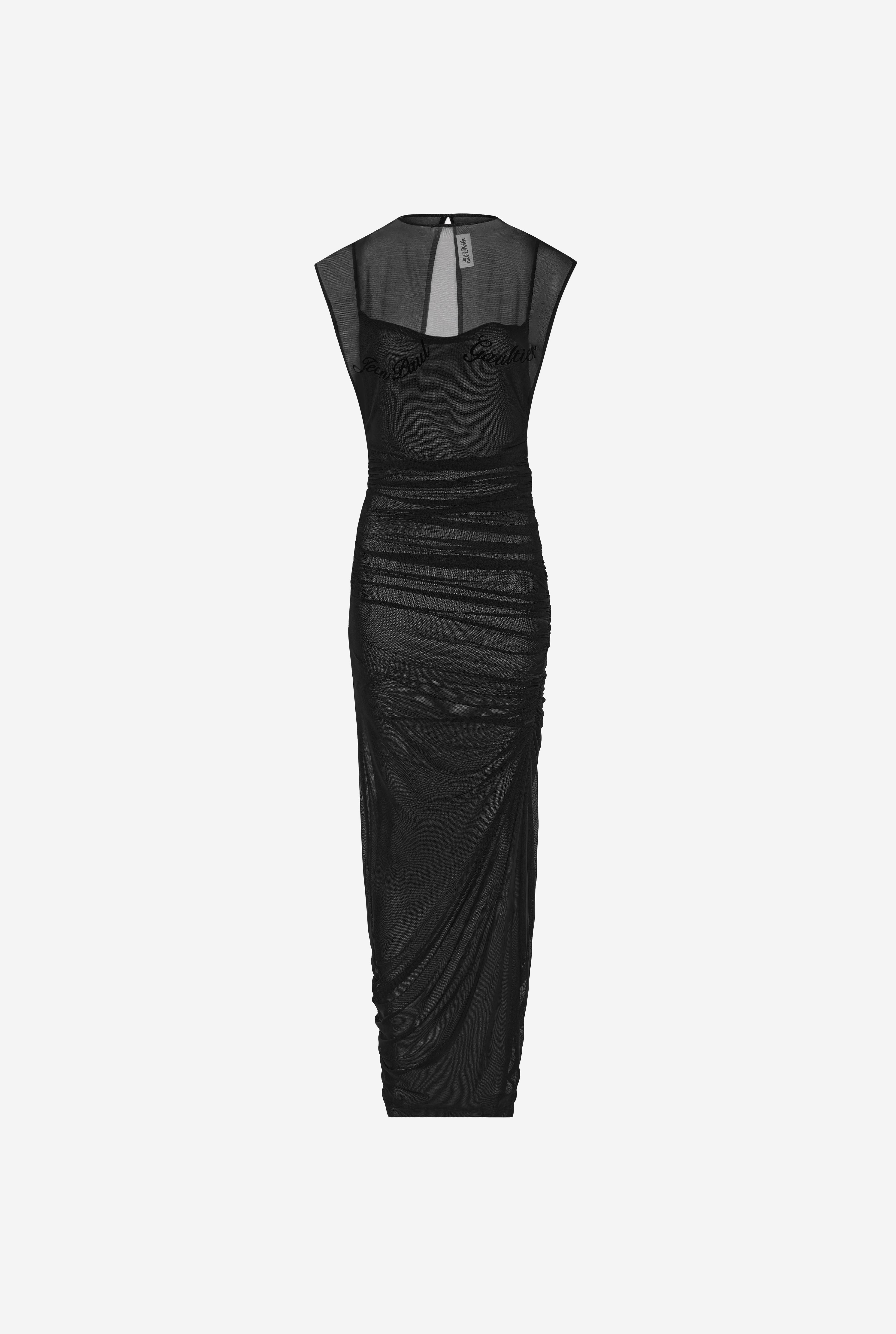 ワンピース JeanPaul GAULTIER Flocked dress Jean Paul Gaultier THE JEAN PAUL GAULTIER FLOCKED DRESS