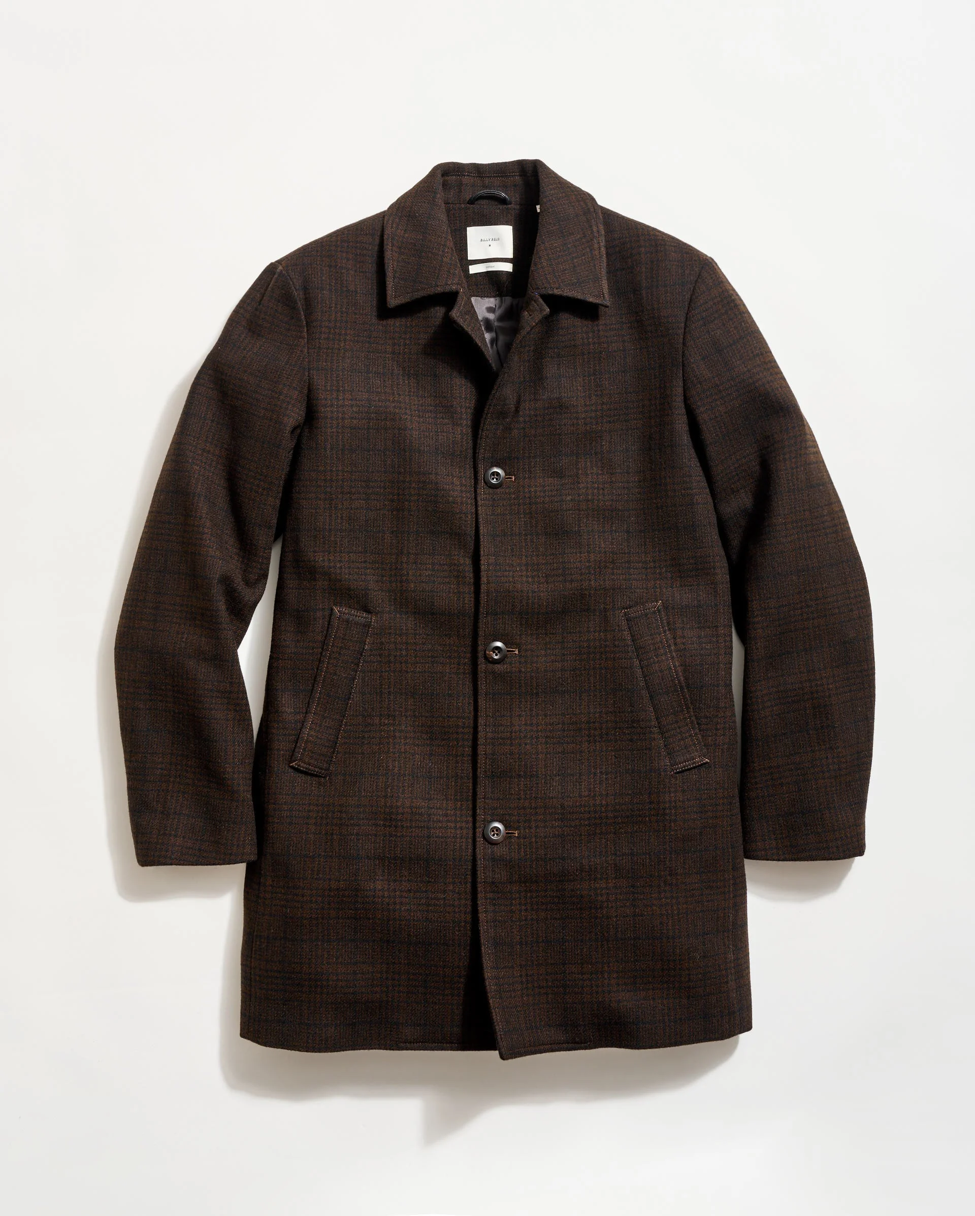 Plaid Cooper Overcoat - 1