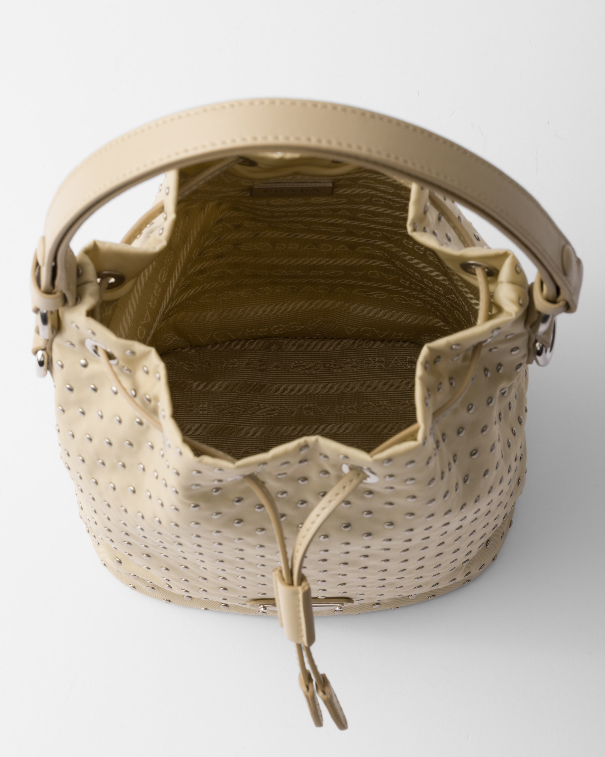 Re-Nylon mini-bag with studs - 4
