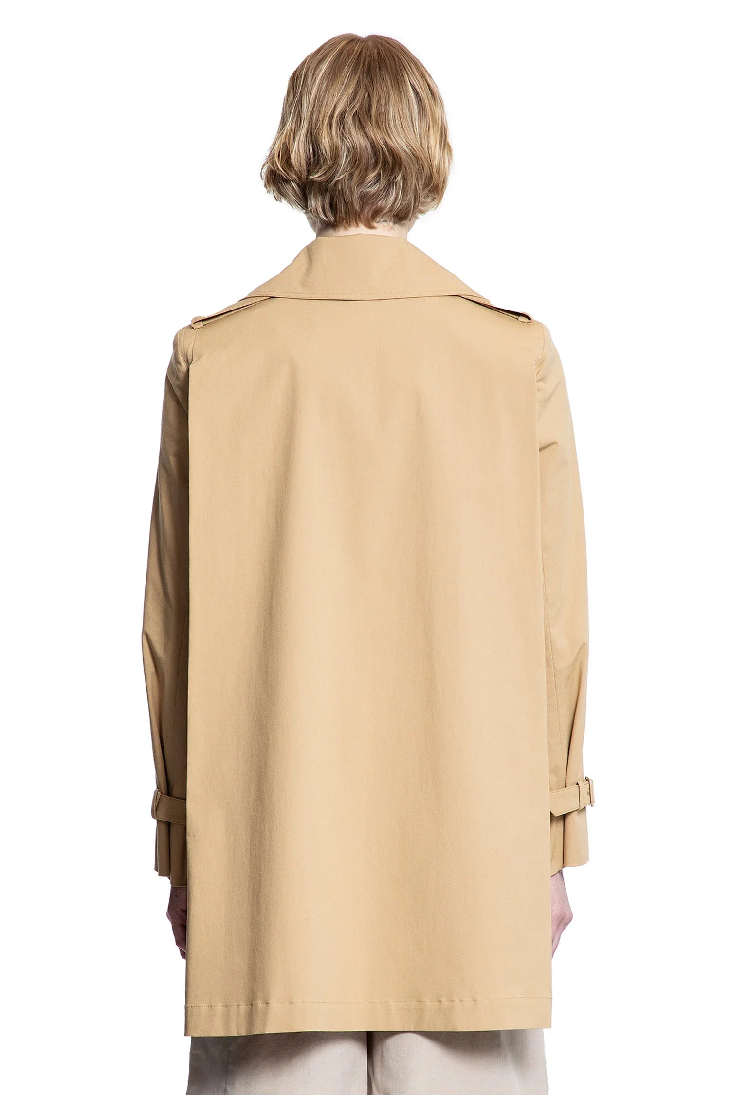 Double-Breasted-Short-Trench-Coat - 3