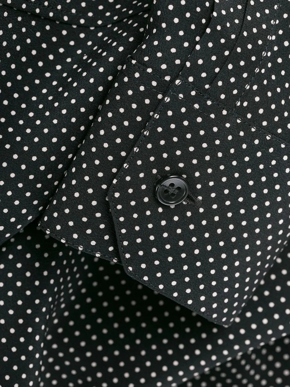 polka dot silk shirt - 7