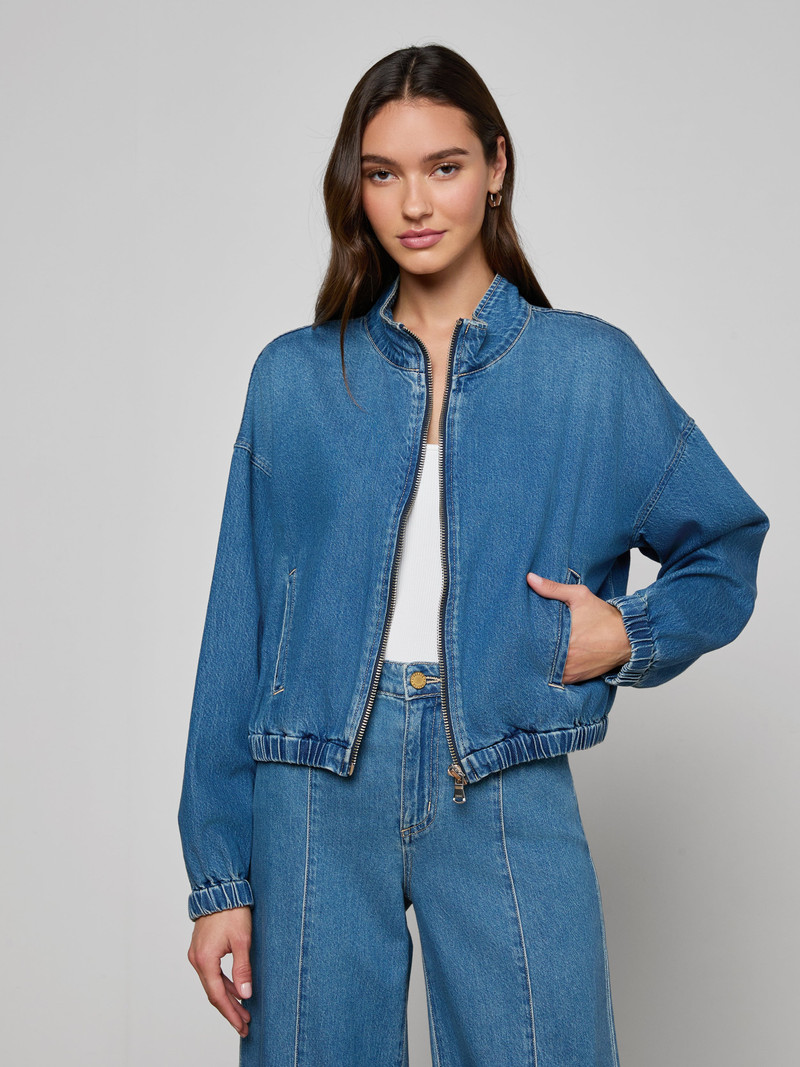L'AGENCE Dunia Jean Jacket outlook