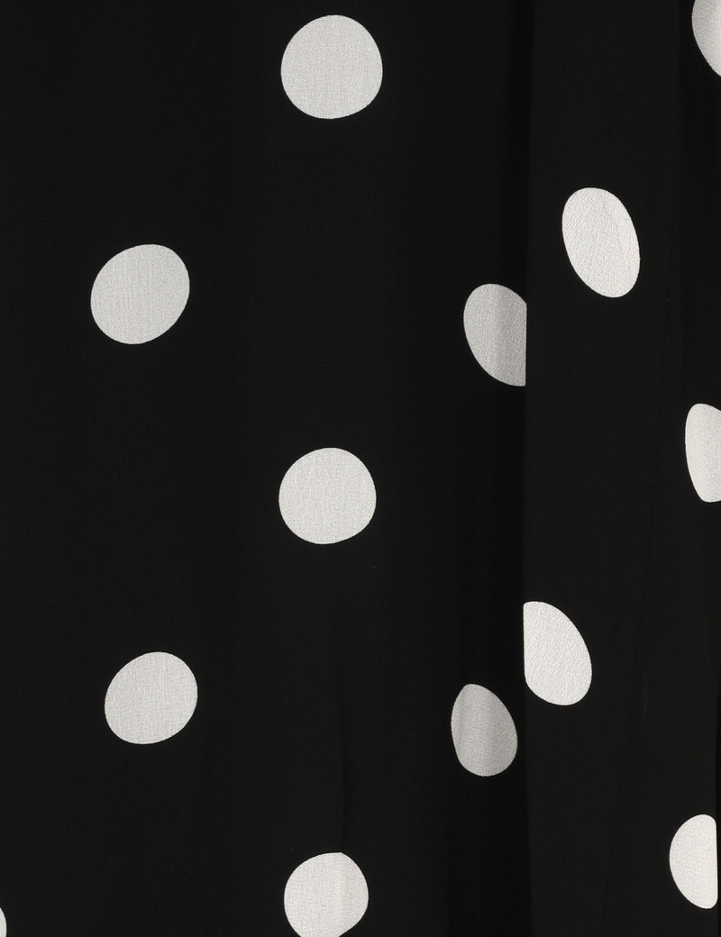CRUSH TIE NECK BILLOW DRESS 6
