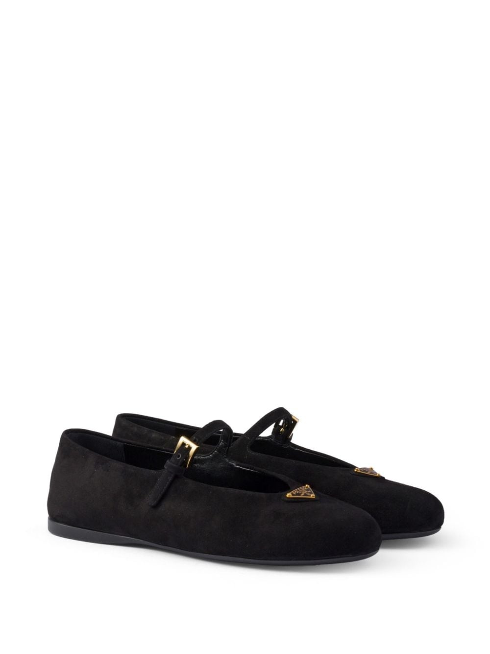 suede ballerina shoes - 2