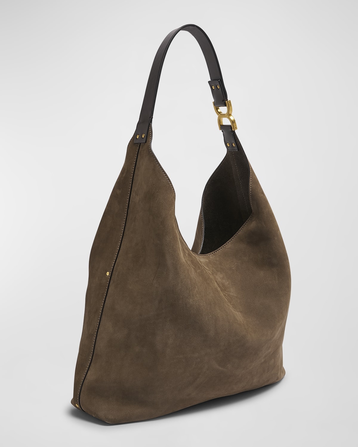 Marcie Large Hobo Bag in Nubuck Calfskin - 6