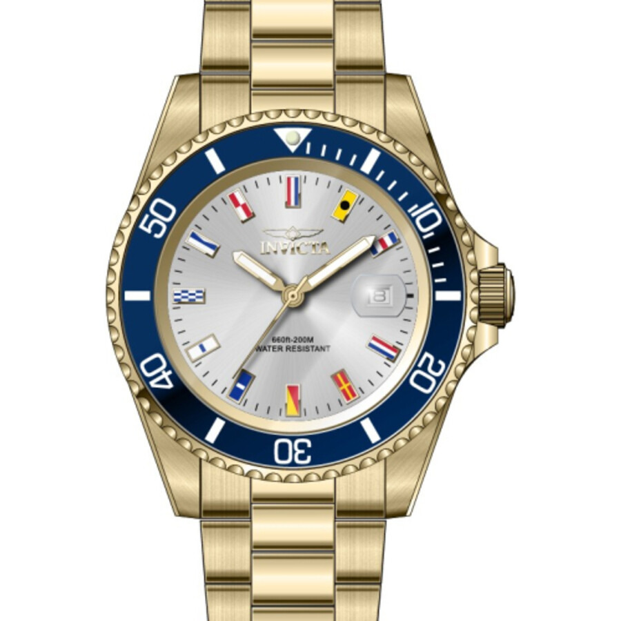 Invicta - Invicta Pro Diver Quartz Silver Dial Men's Watch 49886 - 1
