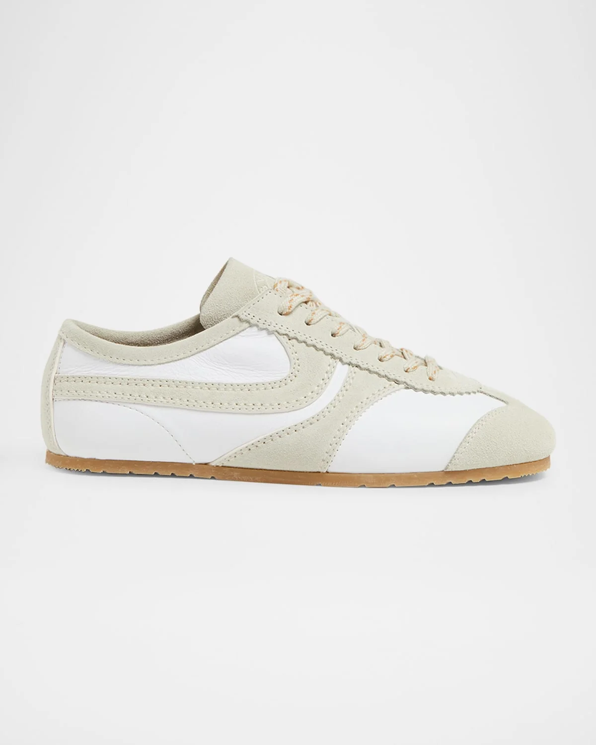 Dustin Mixed Leather Retro Sneakers - 1