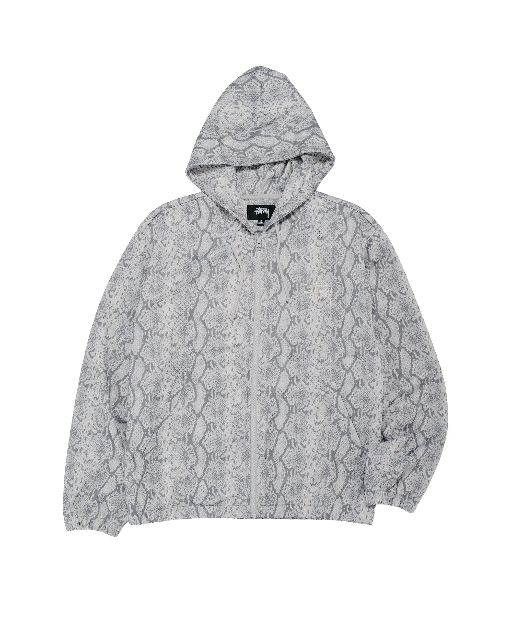 Stüssy Athletic Mesh Zip Hood Snake - 1
