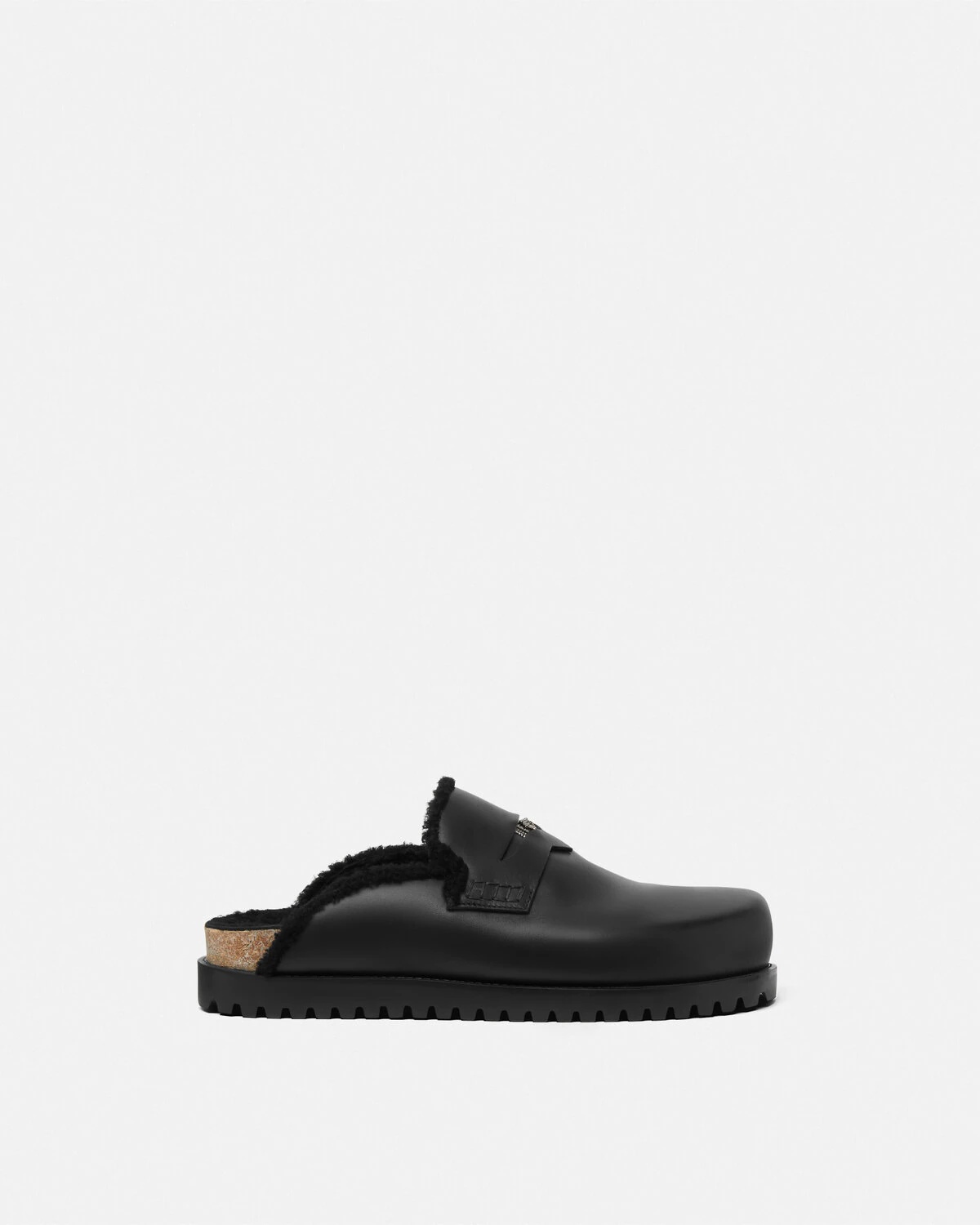 Shearling Medusa Mules - 1