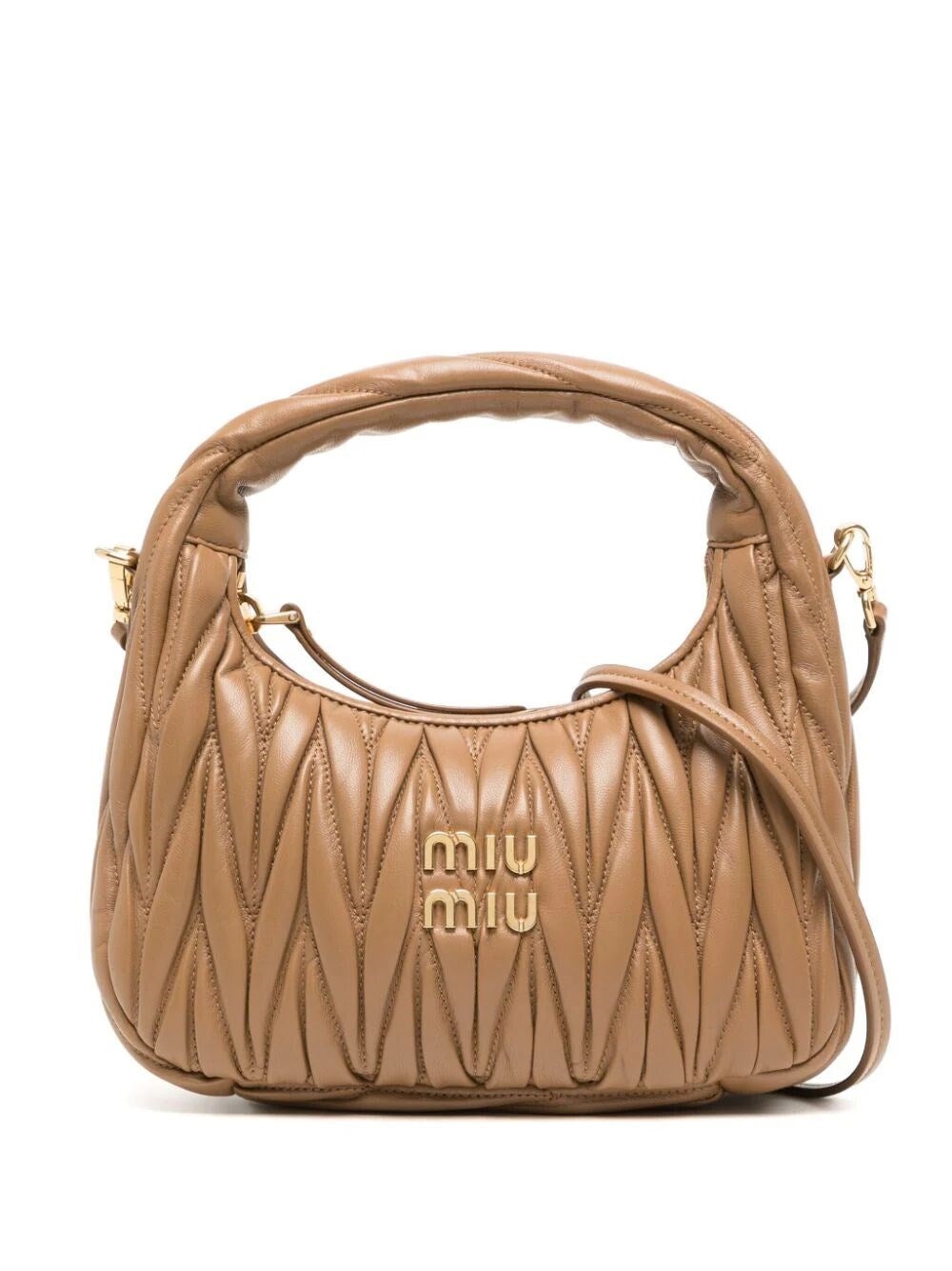 Miu Miu Women Wander Matelassé Hobo Bag - 1