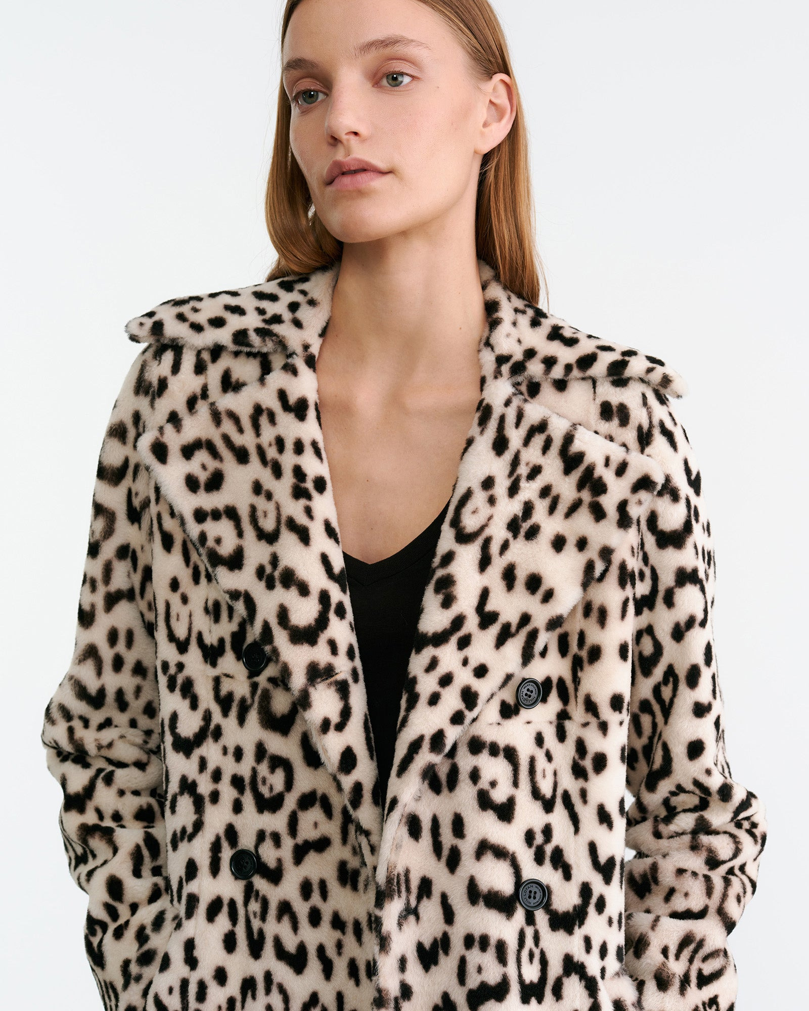 CRYSTAL SHEARLING COAT - 3