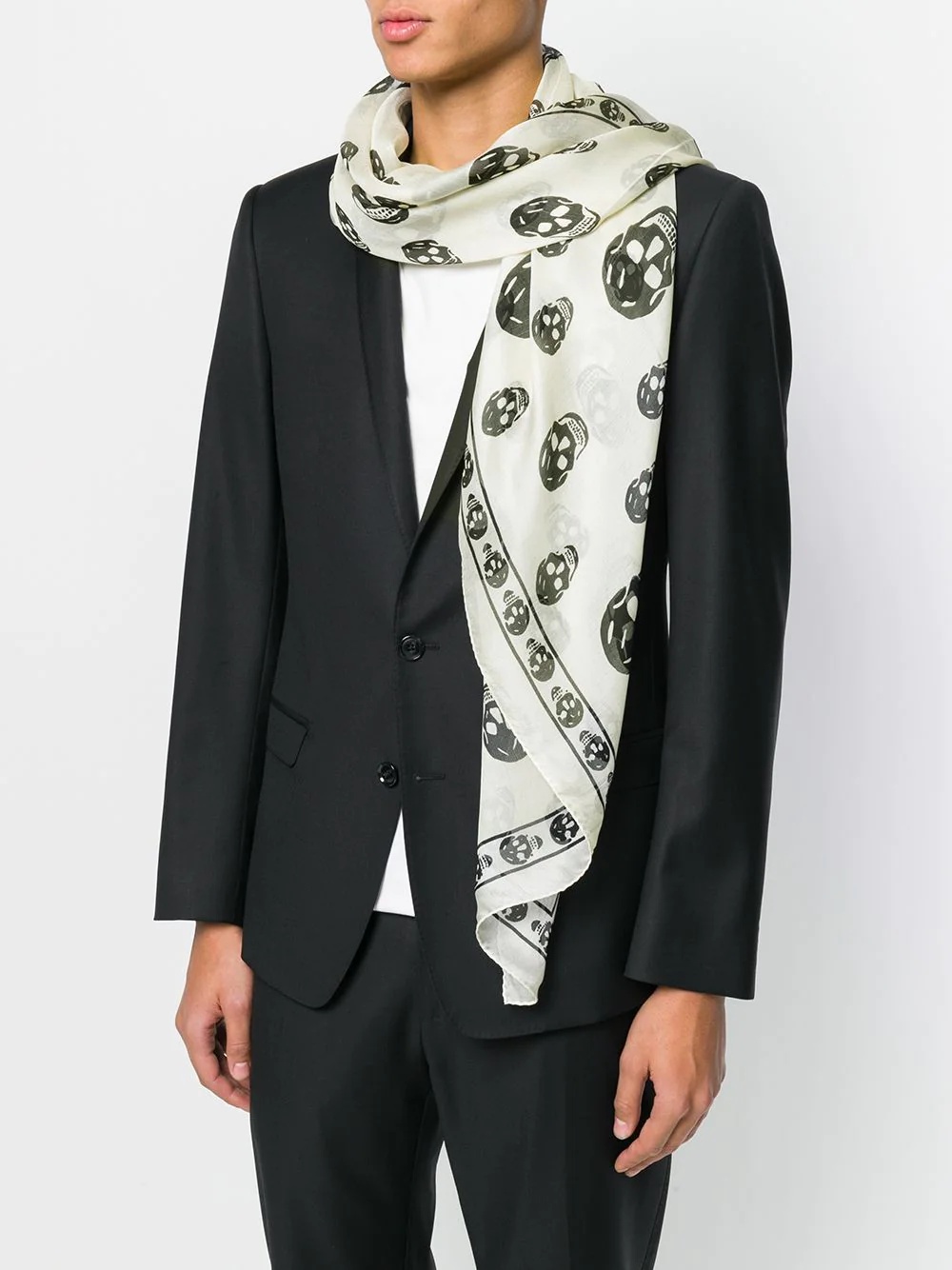 Biker Skull print scarf - 2