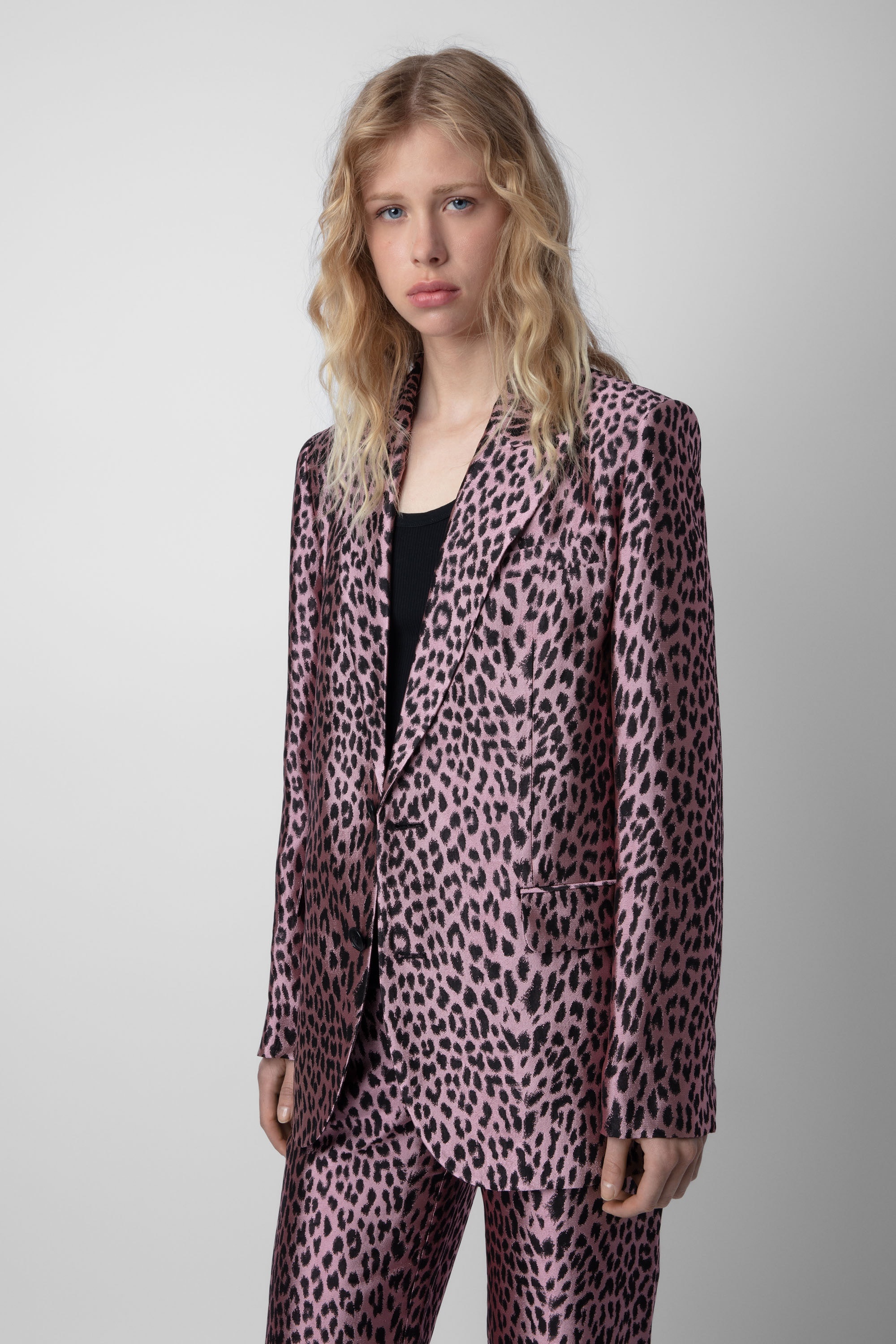 Pomy Leopard Jacquard Pants - 4