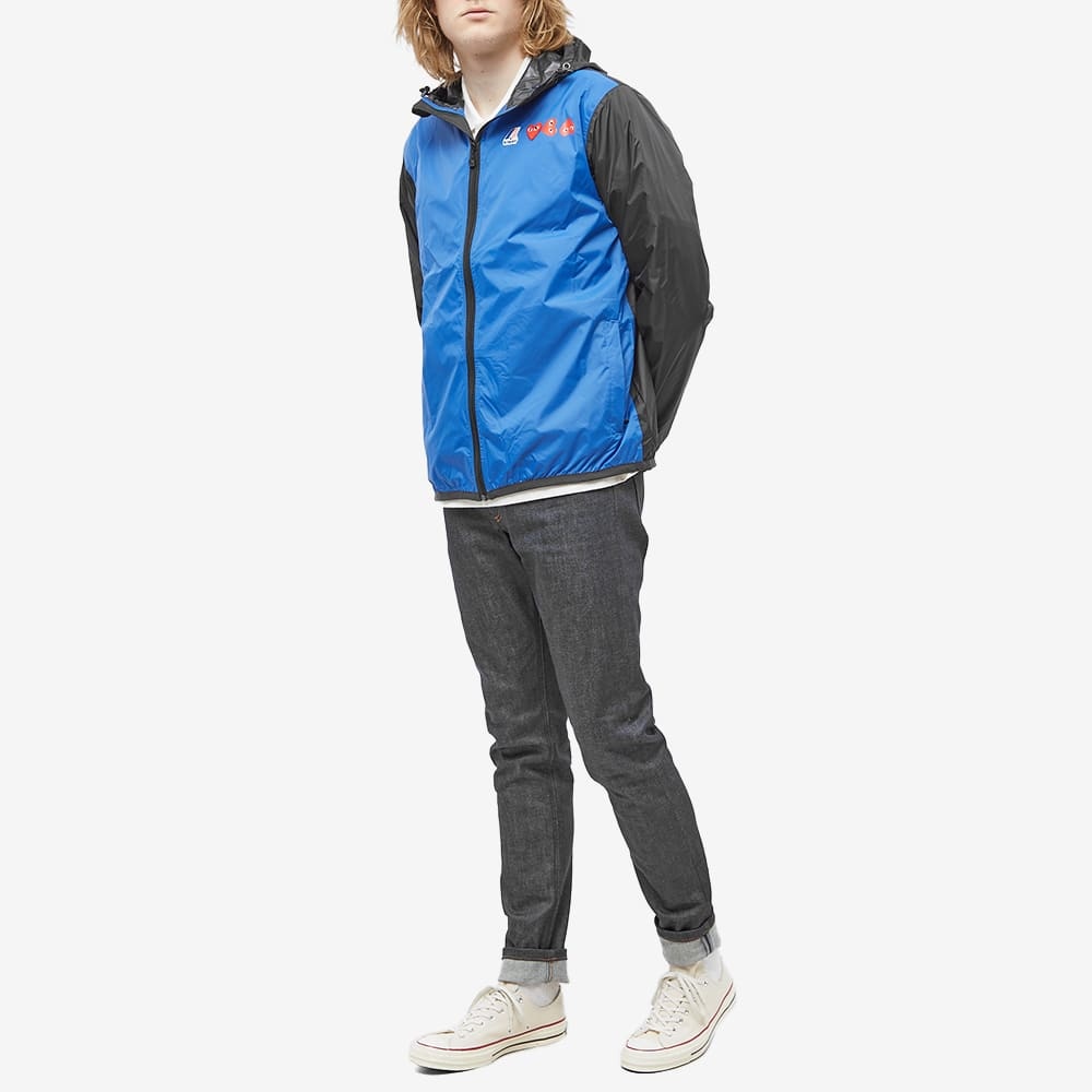 Comme des Garçons Play x K-Way Full Zip Block Colour Jacket - 4