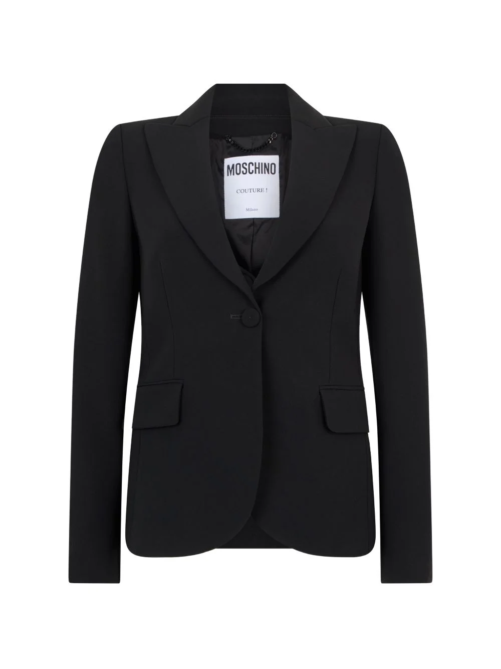 single-breasted peak-lapel blazer - 1